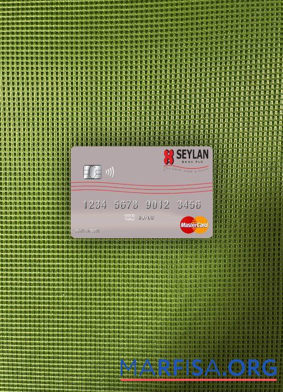 Blank Sri Lanka Seylan Bank Plc mastercard photolook front template
